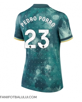 Tottenham Hotspur Pedro Porro #23 Tricou Fotbal Replică 2024-25 Femei Treilea